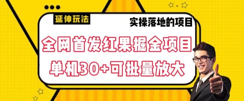 全网首发红果免费短剧掘金项目，单机30+可批量放大【揭秘】-七安资源网