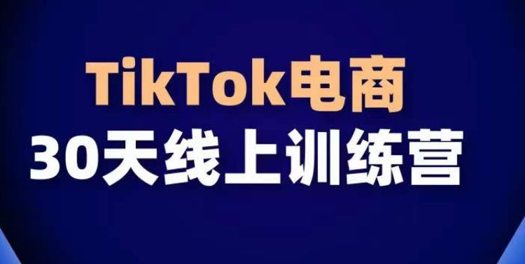 TikTok电商带货30天线上课，不可错过的全球流量洼地！-七安资源网