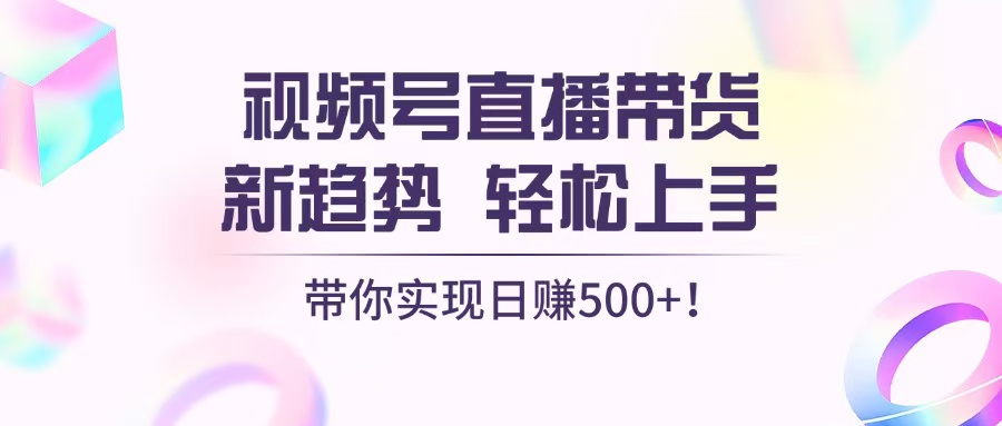 （13370期）视频号直播带货新趋势，轻松上手，带你实现日赚500+-七安资源网